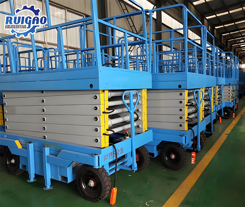 12米14米移動剪叉式高空作業(yè)車